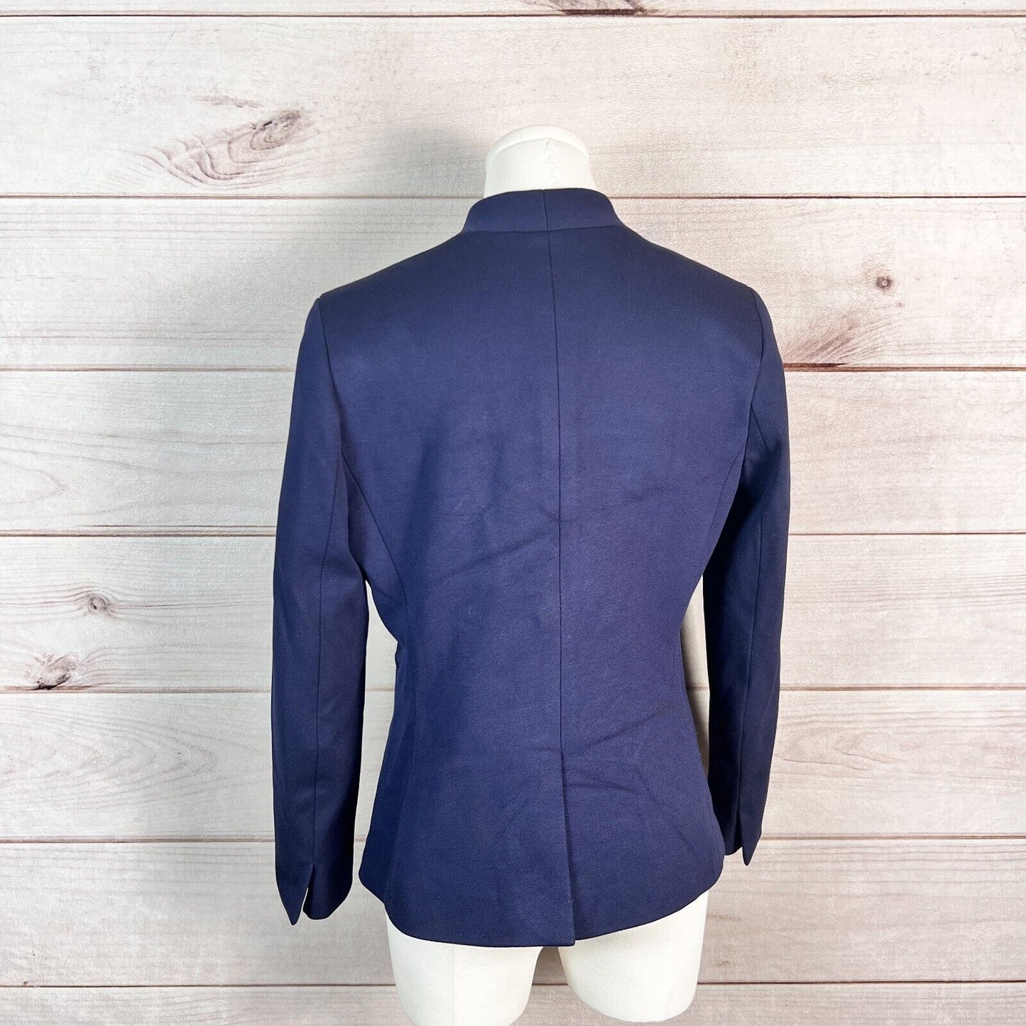 J. Crew Blazer Jacket Womens 4 Navy 365 Going Out Twill Office Preppy Business