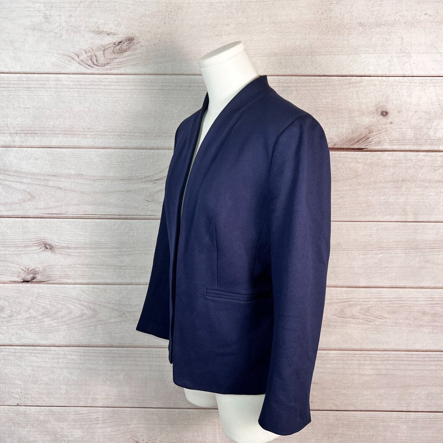 J. Crew Blazer Jacket Womens 4 Navy 365 Going Out Twill Office Preppy Business